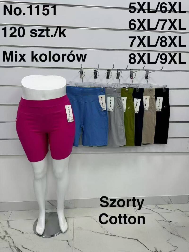 Leginsy damskie Roz 5XL-9XL, Mix kolor Paczka 10 szt